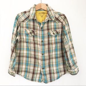 OshKosh B’Gosh | Plaid Snap Front Shirt
